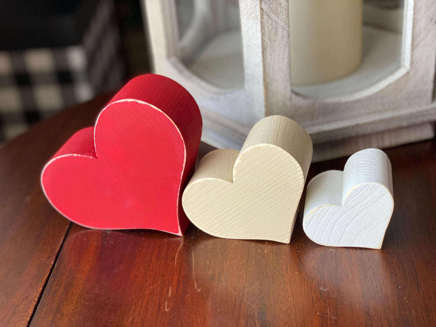 wooden heart, heart decor, Valentines Day Decor