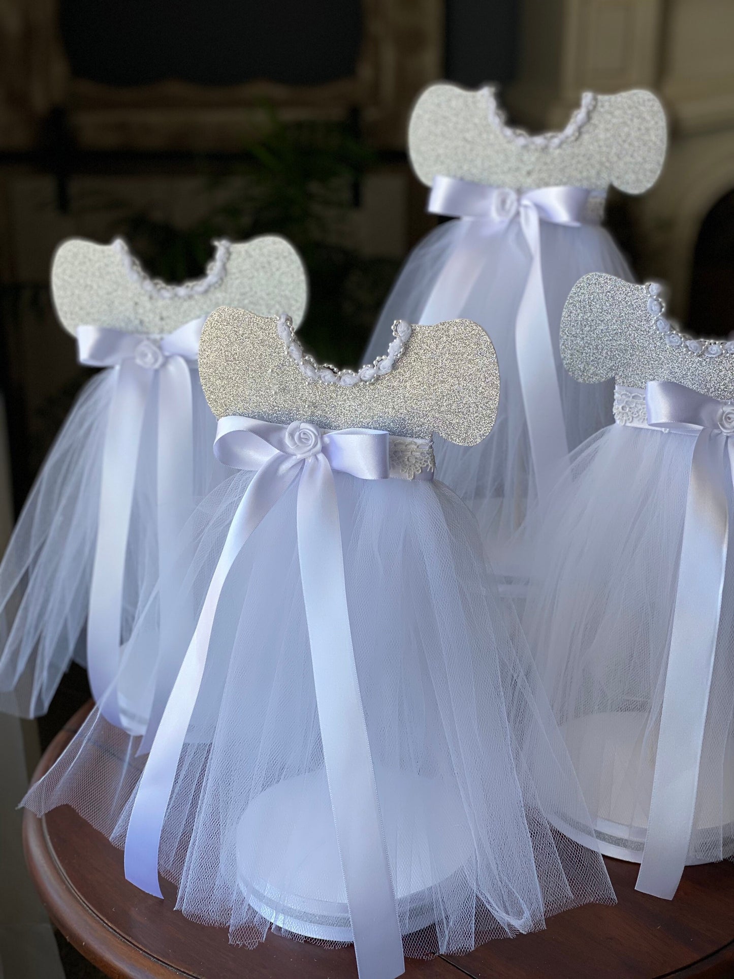 First communion Centerpiece, Blessed girl Centerpiece