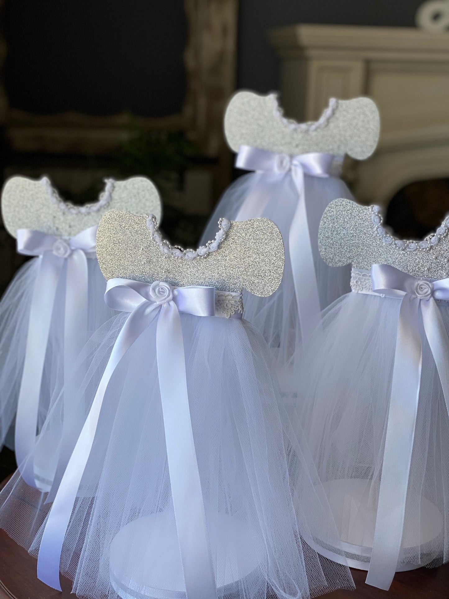 First communion Centerpiece, Blessed girl Centerpiece